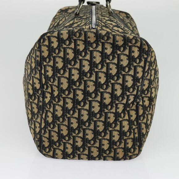 DIOR Trotter Canvas Hand Bag Navy Silver - Picture 5 of 12